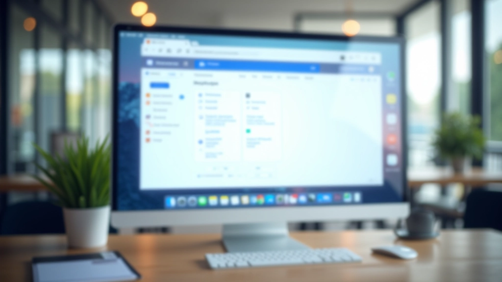 Computer monitor showing account security settings and connected applications list, user managing permissions
